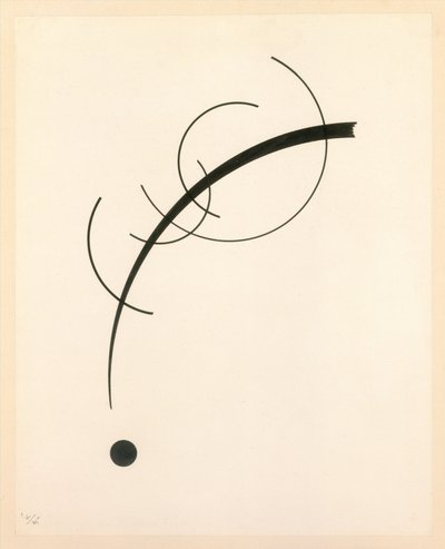 Free Curve to the Point - Accompanying Sound of Geometric Curves by Wassily Kandinsky
